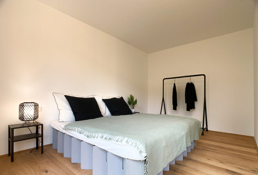 Schlafzimmer - 2 Zimmer-Wohnung | Modern | Garten | Klaus