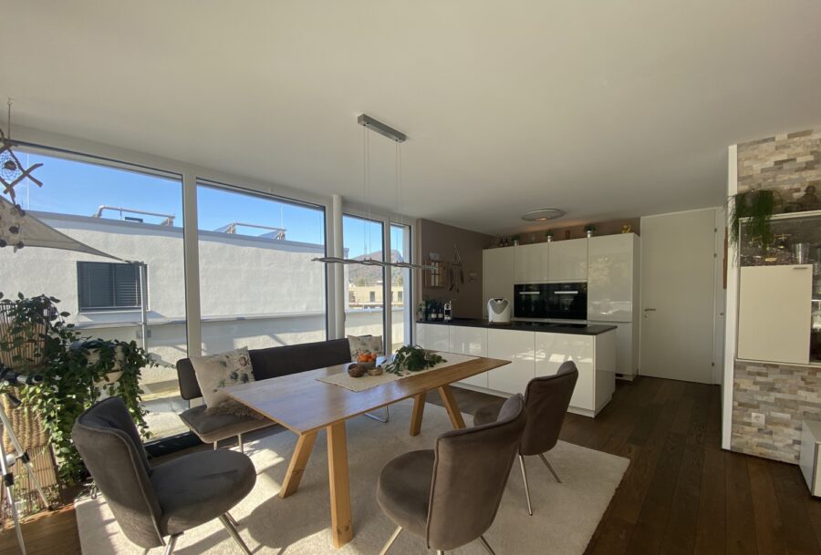 Wohnküche - Exklusives Penthouse | 110 m² Terrasse | Grünblick | Götzis