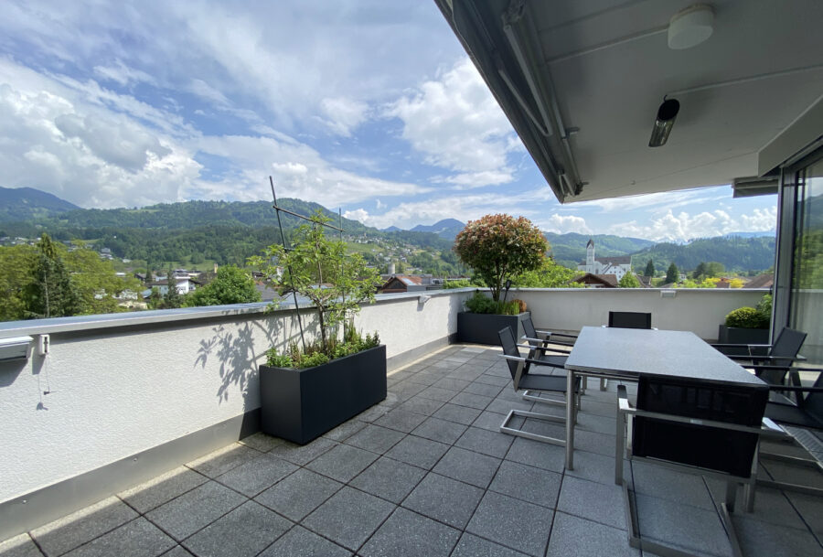 Terrasse - 5 Zimmer | Penthouse | Modern