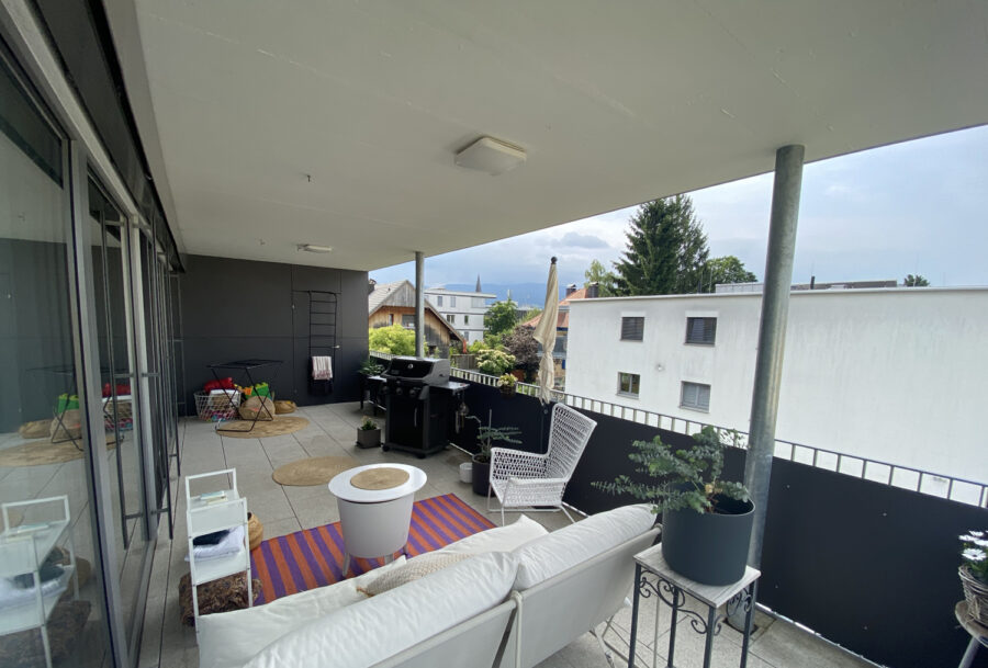 Terrasse - 3 Zimmer-Wohnung | Zentrum | Lauterach | Balkon