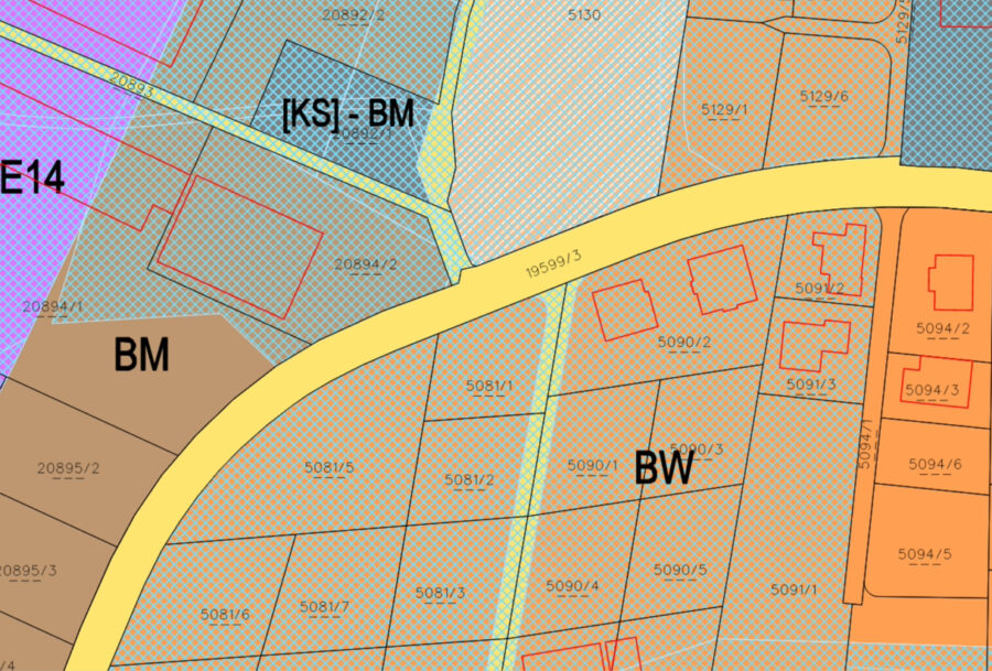 Flächenwidmung - Grundstück | 586 m² | Bachmähdle | voll erschlossen